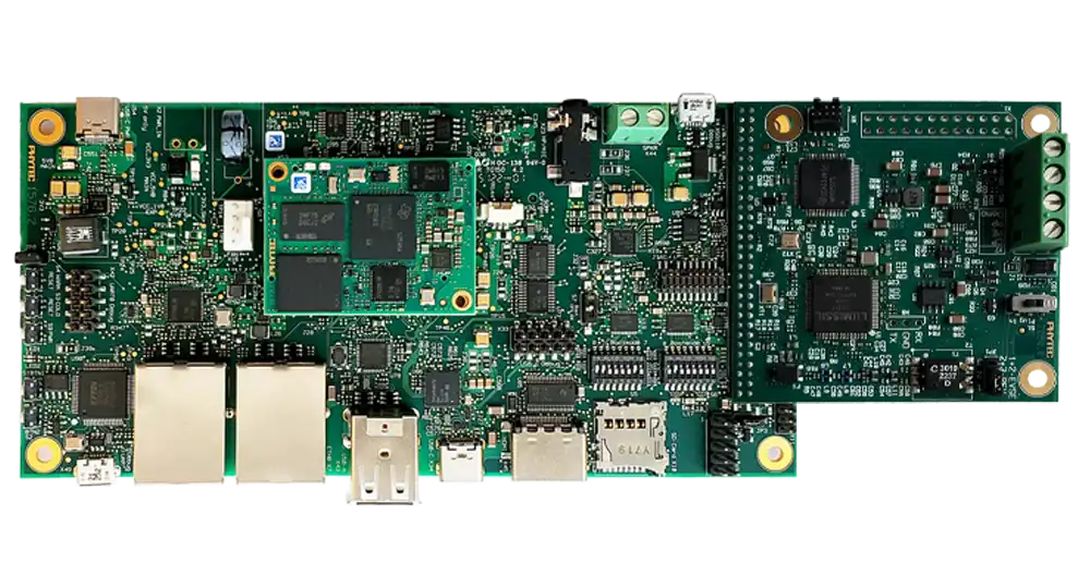 phyBOARD-Lyra AM62x + PEB-X-005