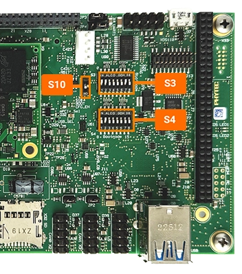 phyBOARD-AM64x Boot Switches
